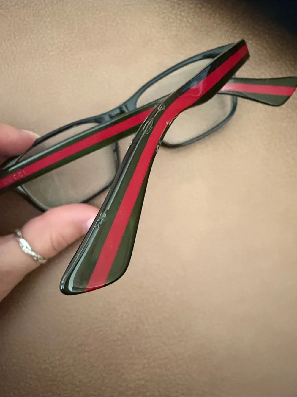 Authentic Gucci GG2251 Prescription Eyeglasses – Black/Green/Red – Original Case